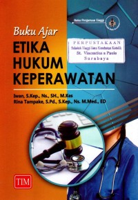 Image of Buku Ajar Etika Hukum Keperawatan